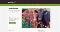 Desktop Screenshot of pasturepro.com
